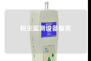 粉尘监测设备服务