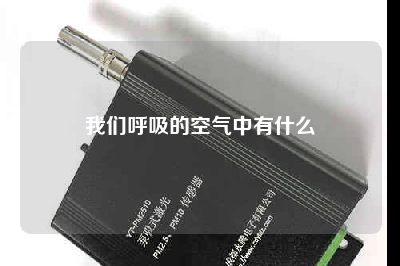 我们呼吸的空气中有什么