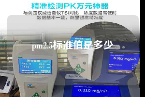 pm2.5标准值是多少
